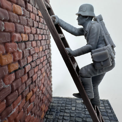 WW2 German Sapper Climbing Ladder