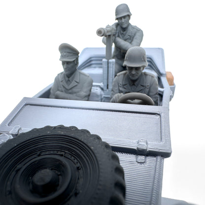 WW2 Rolling Kubelwagen 3D Printed 1/32 Scale War Vehicle