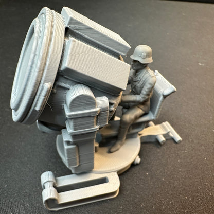 WW2 German Anti-Aircraft Searchlight Toy Soldier Set 1/32 Scale Wargaming Figure