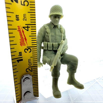 American Soldier Sitting