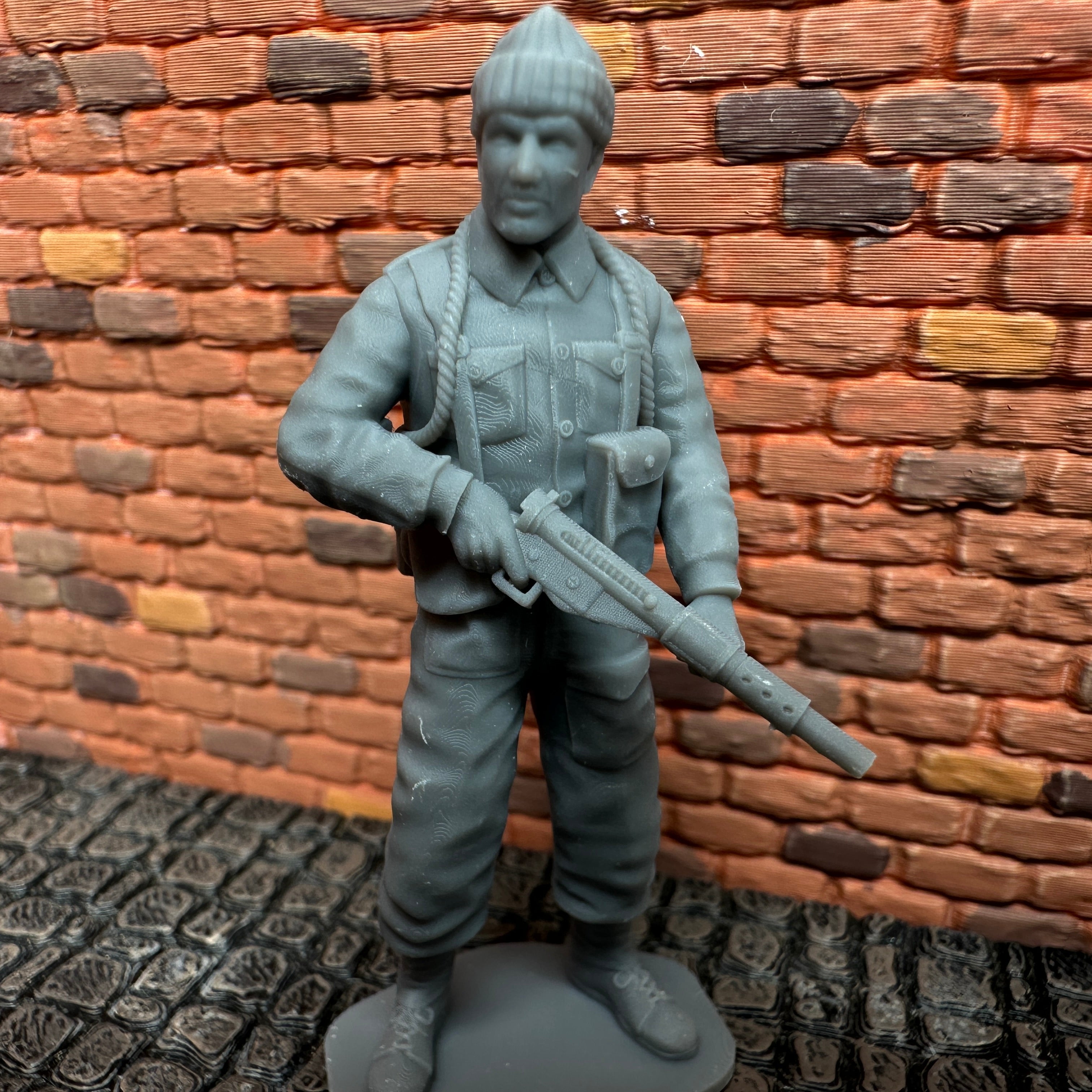 WW2 British Commando 1/32 Scale Toy Soldier Wargaming Figure