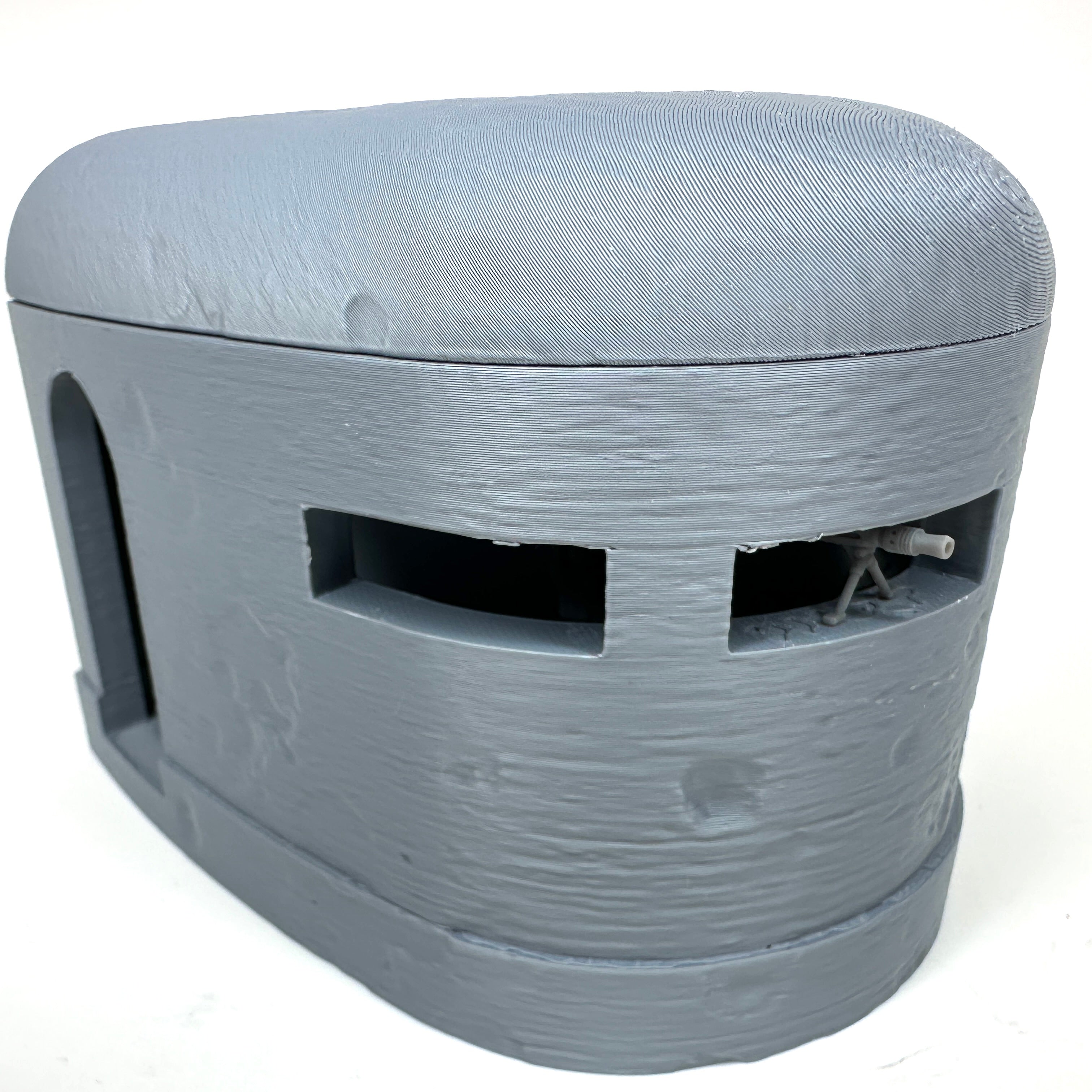 WW2 German Teardrop Bunker 1/32 Scale Model Diorama Terrain Wargaming Figure
