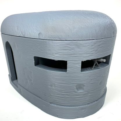 WW2 German Teardrop Bunker 1/32 Scale Model Diorama Terrain Wargaming Figure