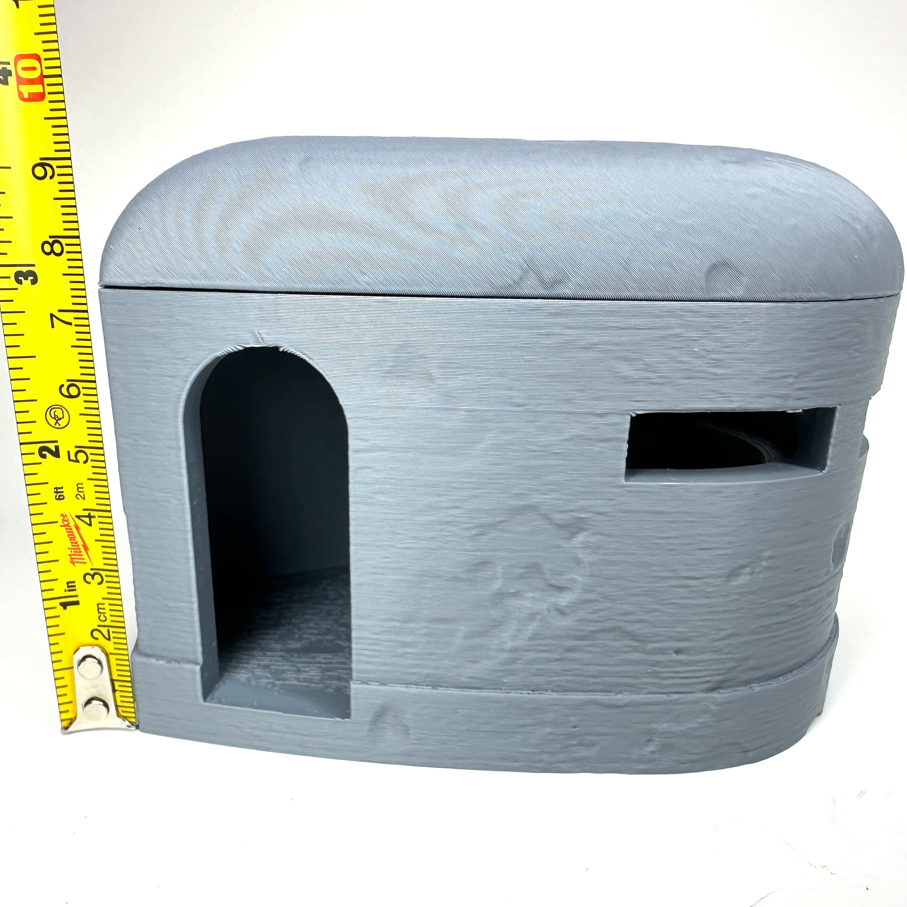 WW2 German Teardrop Bunker 1/32 Scale Model Diorama Terrain Wargaming Figure