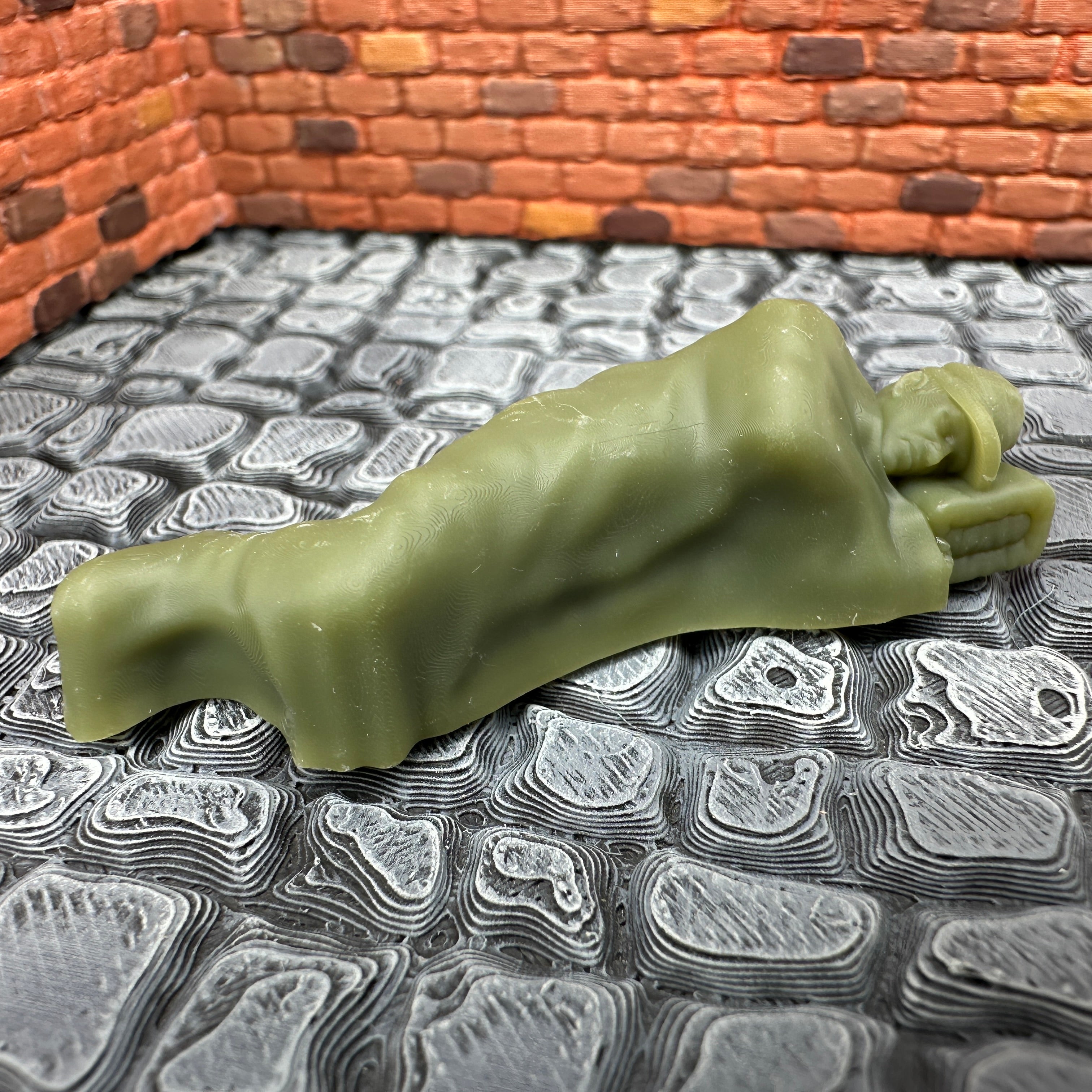 WW2 American Sleeping Soldier 1/32 Scale Toy Soldier Wargaming Figure