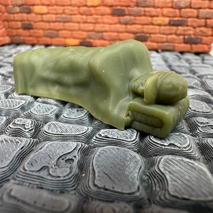 WW2 American Sleeping Soldier 1/32 Scale Toy Soldier Wargaming Figure