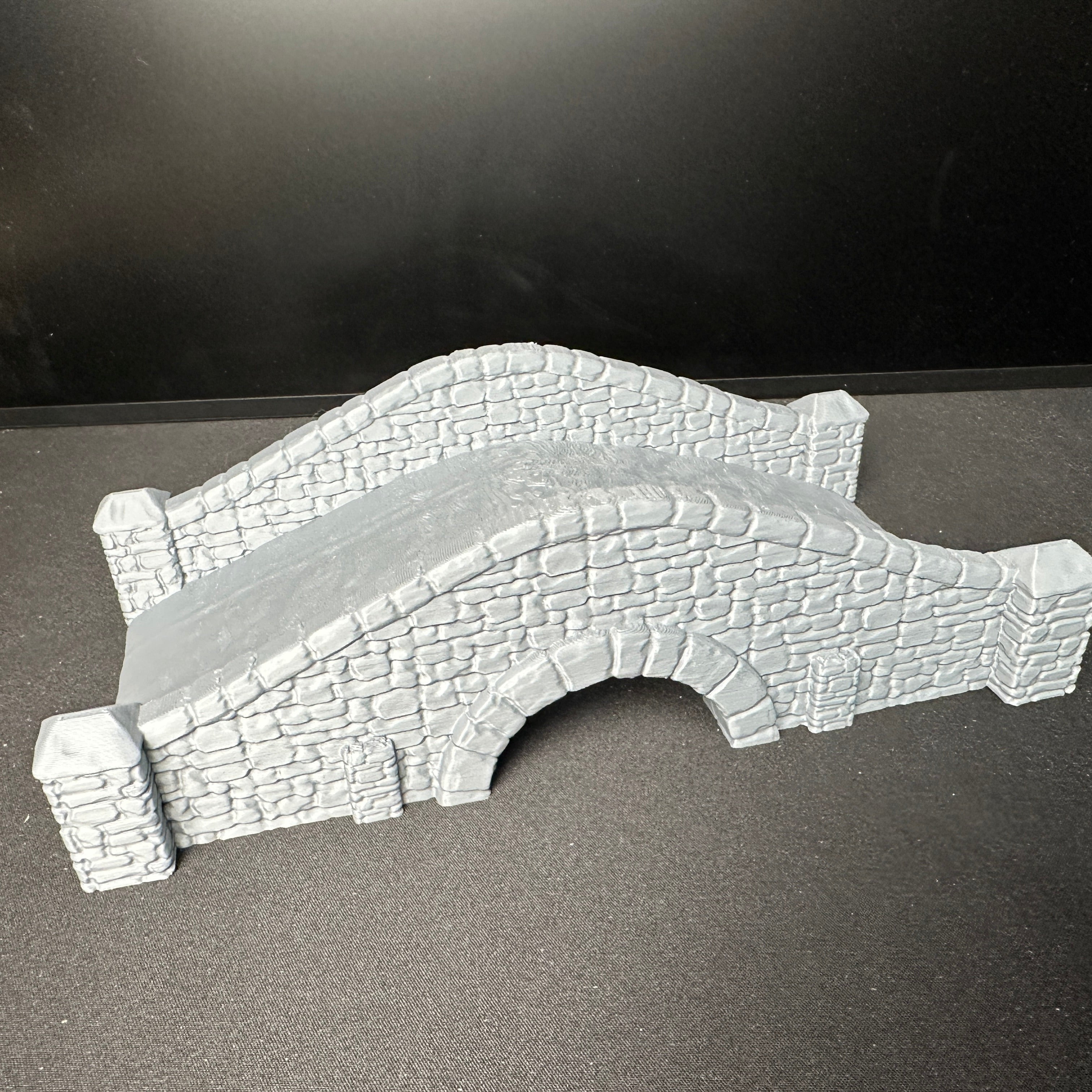 WW2 Stone Bridge 1/32 Scale Model Diorama Terrain Wargaming Figure Accessory