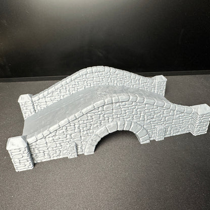WW2 Stone Bridge 1/32 Scale Model Diorama Terrain Wargaming Figure Accessory