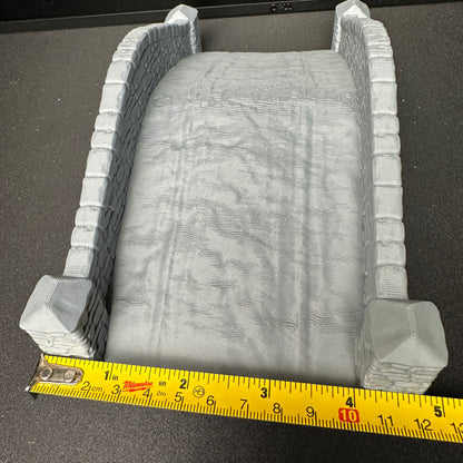 WW2 Stone Bridge 1/32 Scale Model Diorama Terrain Wargaming Figure Accessory