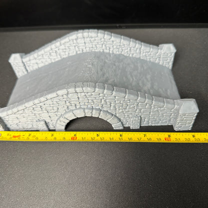 WW2 Stone Bridge 1/32 Scale Model Diorama Terrain Wargaming Figure Accessory