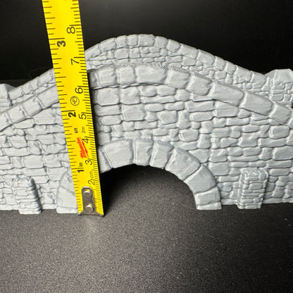 WW2 Stone Bridge 1/32 Scale Model Diorama Terrain Wargaming Figure Accessory